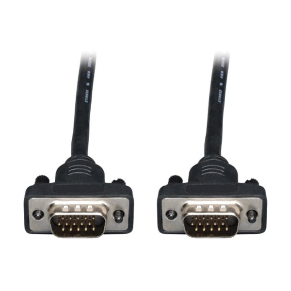 Tripp Lite 6FT VGA COAX MONITOR CABLE LOW PROFILE WITH RGB HIGH RESOLUTION HD15 M/M 6 FT P502-006-SM - main