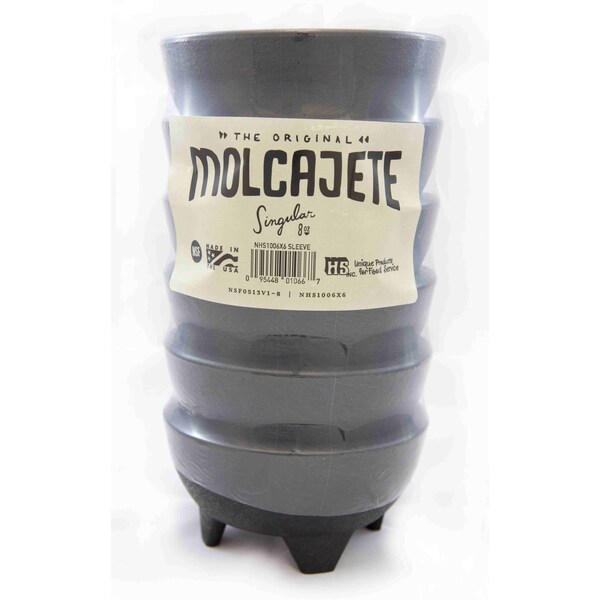 Hs 8 oz. Molcajete Singular Sleeve, 6 bowls/sleeve, 4 sleeves/case, total of 24 bowls/case NHS1006X6 - main