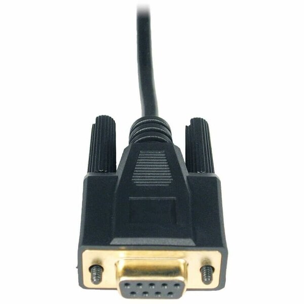 Tripp Lite Tripp Lite by Eaton 6ft Modem Serial DB9 RS232 Cable Adapter Gold F/F 6' - DB-9 Female - DB-9 Female - 6ft P450-006 - main