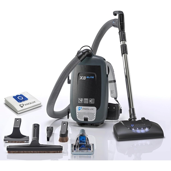 Prolux X8 Elite Backpack Vacuum Canister w/ Electric Powerhead Kit x8elite - main