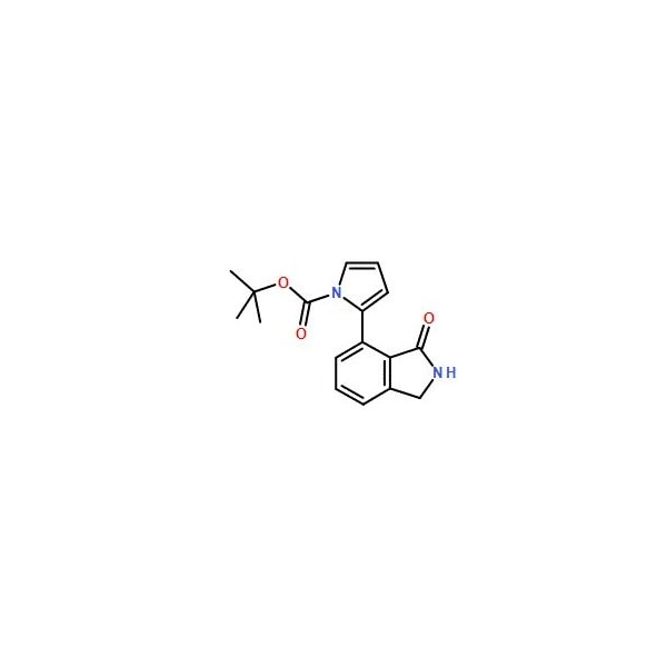 Ak Scientific tert-Butyl 2-(3-oxoisoindolin-4-yl)-1H-pyrrole-1-carboxylate (5mg), CAS 935269-07-1 5874AC-5mg - main