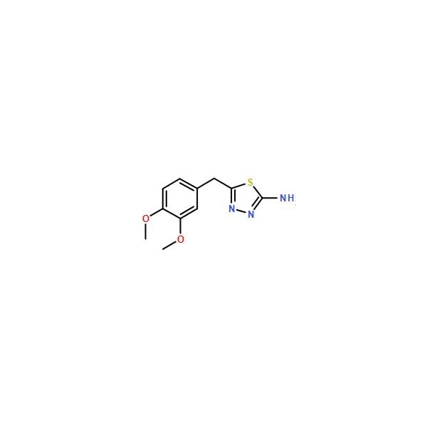 Ak Scientific 5-(3, 4-Dimethoxybenzyl)-1, 3, 4-thiadiazol-2-amine (5g), CAS 313957-85-6 3382AB-5g - main