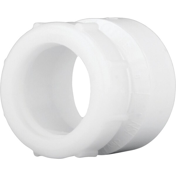 Charlotte Pipe And Foundry 1-1/2'' x 1-1/2'' Hub x Tubular PVC Waste Adapter PVC 00104P 0800HA - main