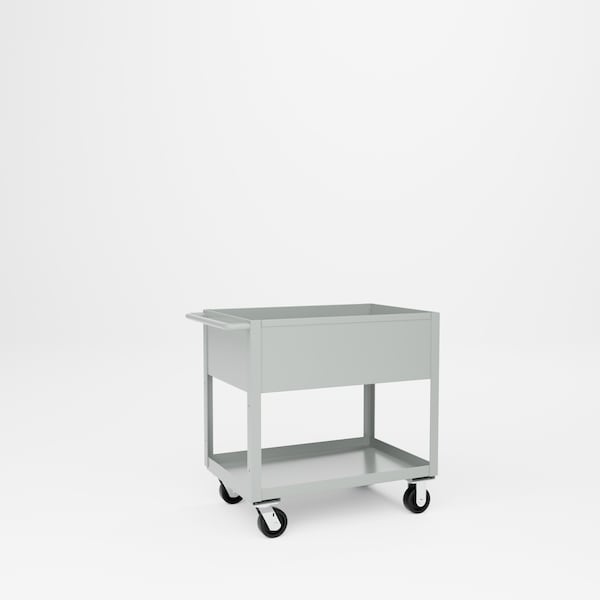 Pucel Tray Top Box Truck, 24 in W x 36 in D x 37 in H, 12 in Deep Box, Putty TT-2436-12P - main