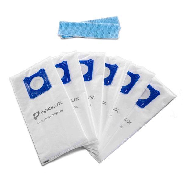 Prolux 10 pack of HEPA bags for the 6000 / 7000 / 8000 / 9000 Series Upright Vacuum Cleaners PL67-1 - main