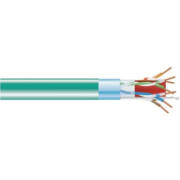Black Box Cat6A Shld Bulk Cable F/Utp 1000 Plenum C6ABC51S-GN-1000 - main