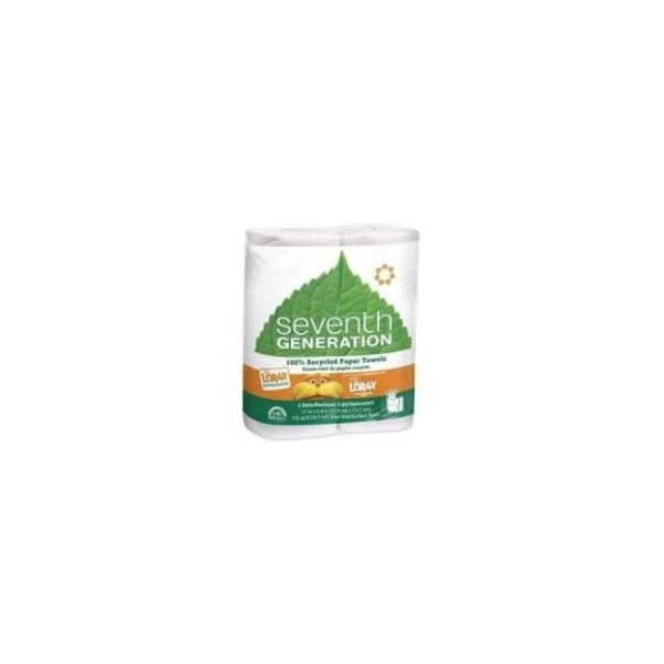 Seventh Generation Recycled Paper White Towels, 280 Count, 12PK 13730 - main