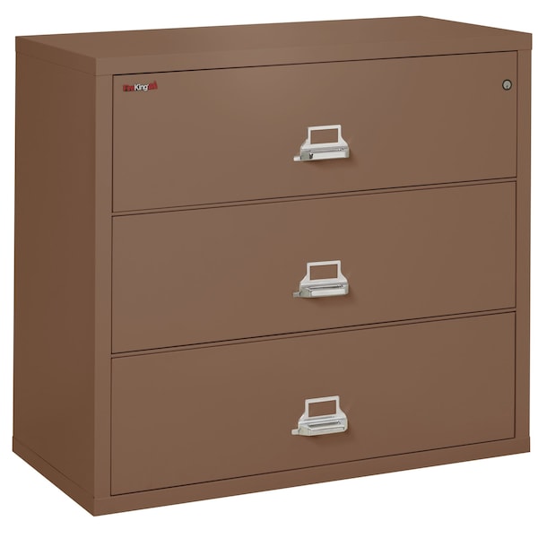 Fireking 3 Drawer, 1 Hr Fire & Impact Rated, 44" Wide Lateral Tan 3-4422-CTN - main