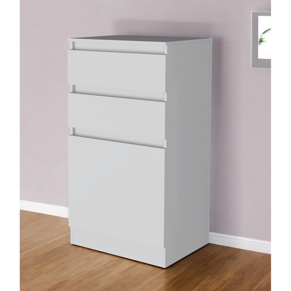 Homeroots 23" White Two Drawer Standard Chest 544051 - main