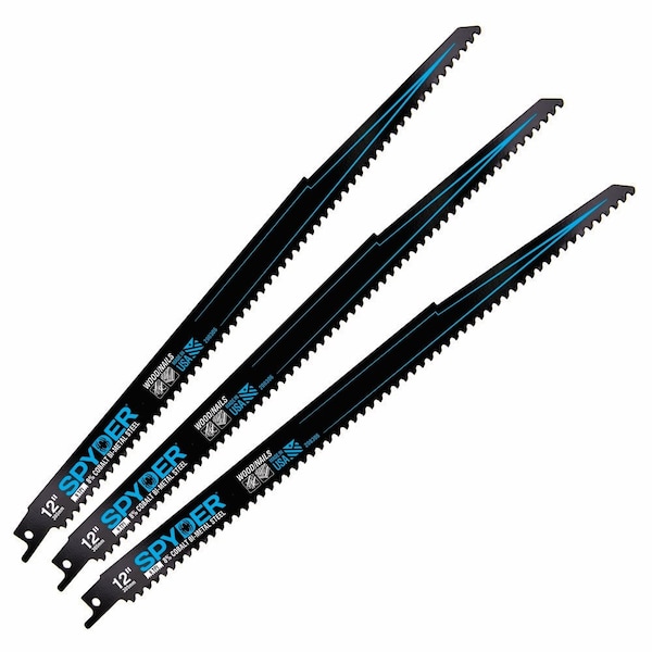 Spyder Black Series Bi Metal 6TPI, 12'', 3PK 200306 - main