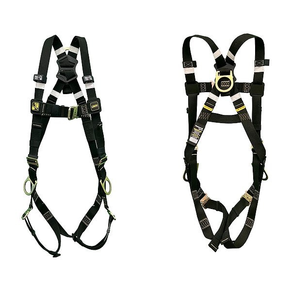 Honeywell Miller H500 Miller Full Body Harness Welding, 2XL, 420 lb, Quick-Connect Chest/ Quick-Connect Leg Straps H5WS1S3 - main