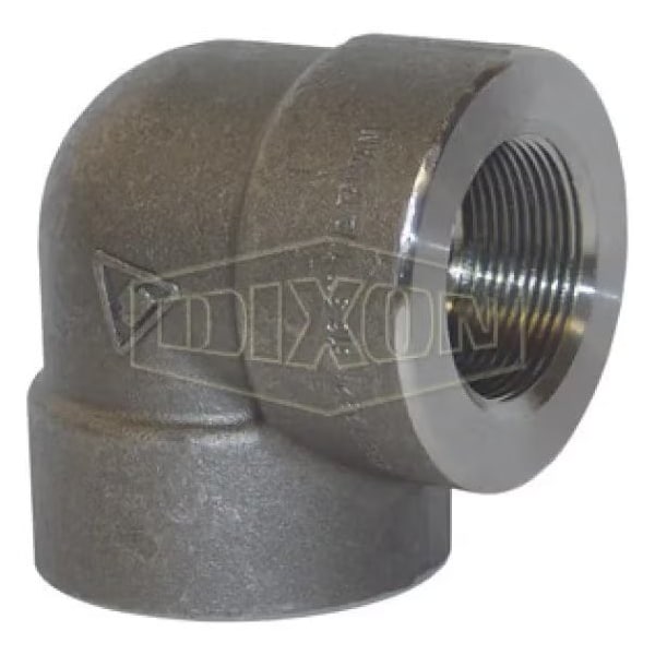 Dixon Threaded 90Deg Pipe Elbow, 3/4 in Nominal, FNPT End Style, 2000 lb, Forged Steel EL9075FS - main