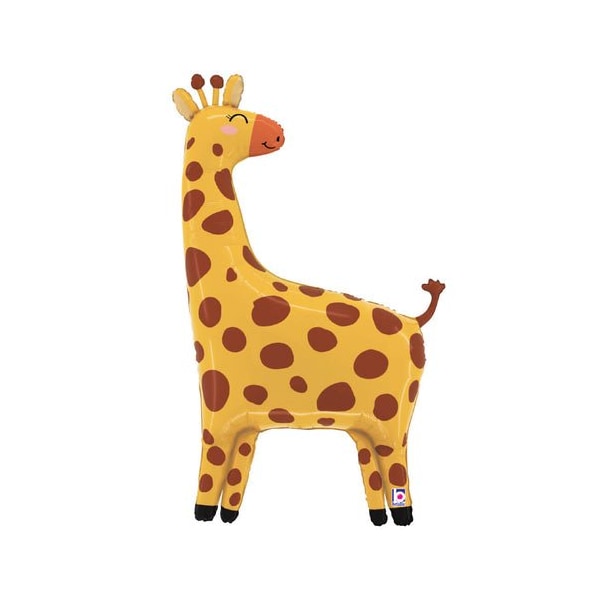 Loonballoon Cute 41 inch JUNGLE GIRAFFE balloon LB-25303P-B-P - main
