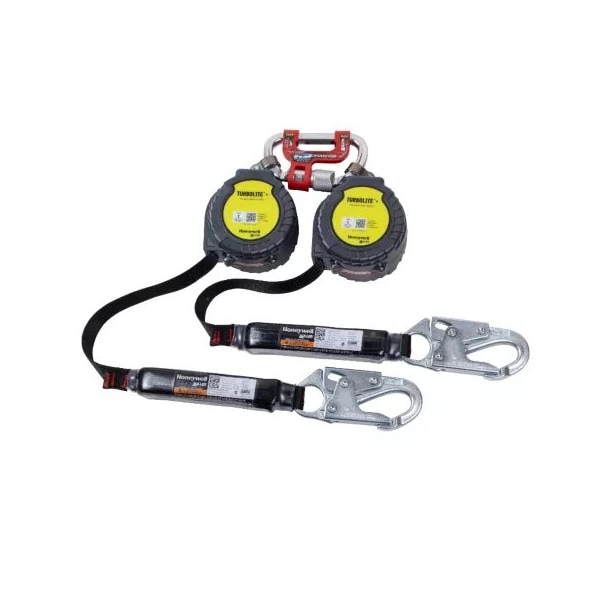 Honeywell Miller TurboLite+ Self-Retracting Lifeline, Rebar Hook, Aluminum, Steel, 2 Leg(s), 420 lb Weight Capacity MTL-OHW2-28/6FT - main