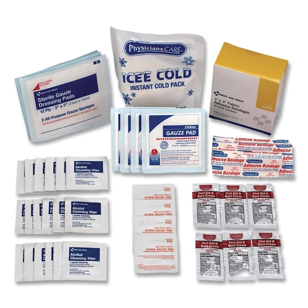 Physicianscare First Aid Kit Refill for 25 People, 96 Pieces 40001 - main