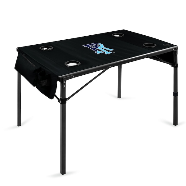 Picnic Time Family Of Brands NCAA Rhode Island Rams Travel Table Portable Folding Table, Camping Table, Outdoor Table 799-00-179-934-0 - main