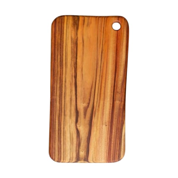 Homeroots Natural Rounded Rectangle Anti-Bacterial Cutting Board 469159 - main