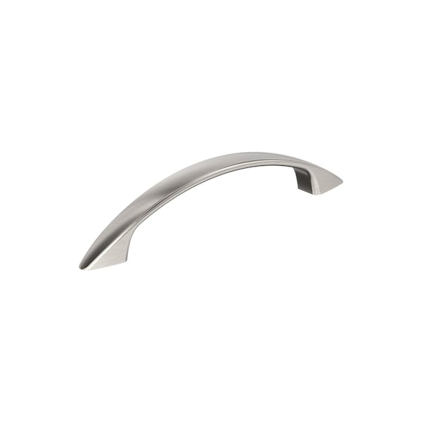 Amerock Arc 3-3/4 inch (96mm) Center-to-Center Satin Nickel Cabinet Pull, 10PK 10VMP37356G10 - main