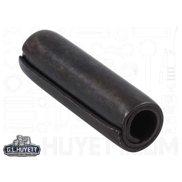 Huyett Coiled Spring Pin, Standard Duty, High Carbon Steel, 12 mm Dia x 40 mm Length SPCM-120-040 - main