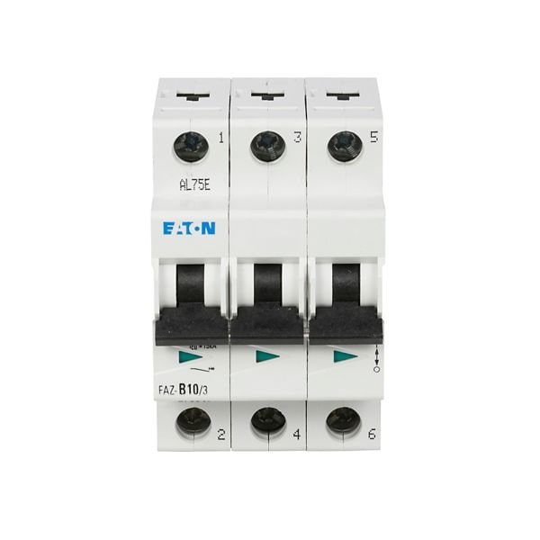 Eaton FAZ branch protector, UL 1077 Industrial miniature circuit breaker FAZ-C15/3-RT - main