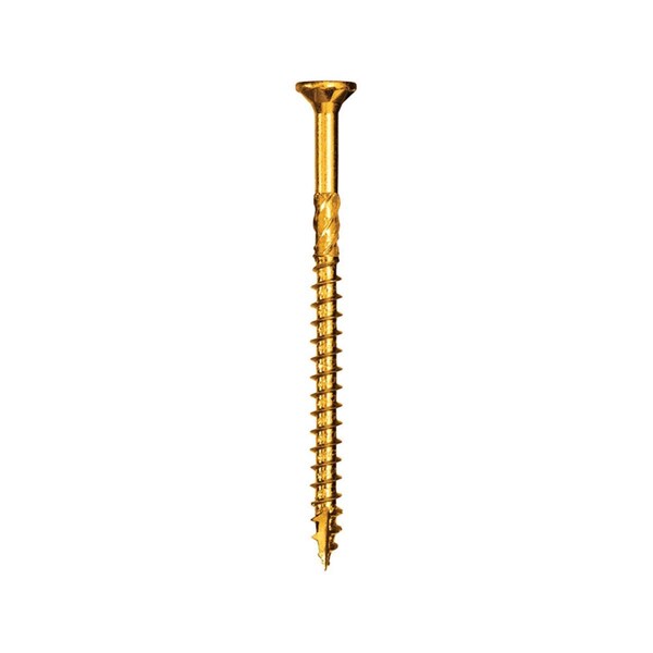 Grk Fasteners 50 Piece R4 Countersink No. 10 x 3.5 in. MultiPurpose Screws Yellow Zinc, 50PK 5914361 - main