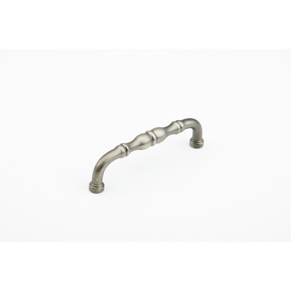 Schaub 4in Center to Center Colonial Cabinet Pull Antique Nickel Finish 747-AN - main