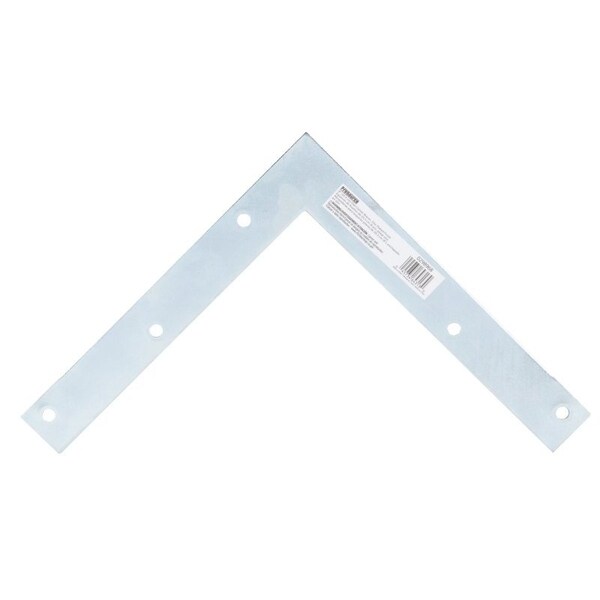 Prosource Corner Brace, 8 in L, 8 in W, 1 in H, Steel, ZincPlated, 2 mm Thick Material FC-Z08-01PS - main
