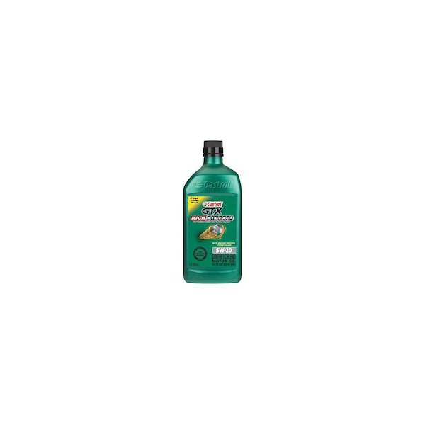 Bp Lubricants Usa GTX High-Mileage Motor Oil, 5W-20, 1-Qt. 15B6E6 - main