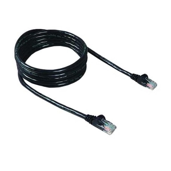 Belkin CAT6 patch cable RJ45M/RJ45M 25ft black A3L980B25-BLK-S - main
