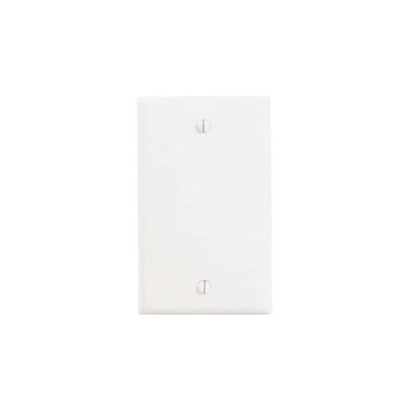 Leviton Blank Plate, Single Gang, White 88014 - main