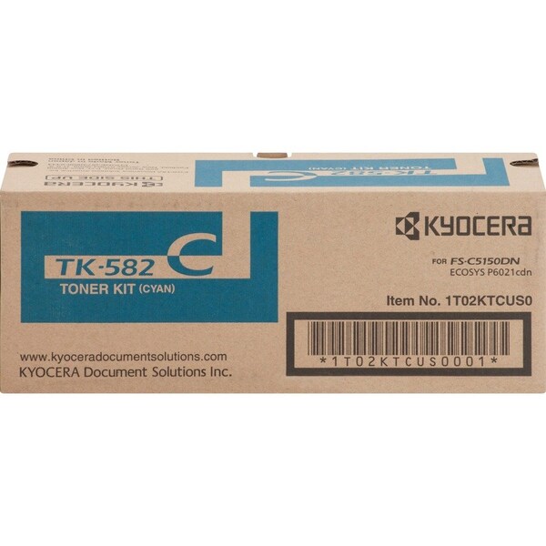 Kyocera Cyan Toner Cartridge 2.8K YLD 1T02KTCUS0 TK582C - main