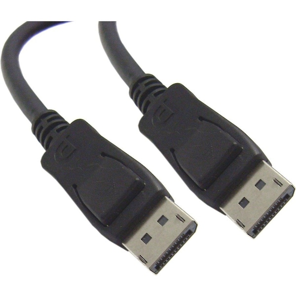 Cable Wholesale DisplayPort v1.2 Video Cable, 17.28 Gbit/s Data Rate for up to 4k at 75Hz, DisplayPort Male, 15 foot 10H1-60115 - main