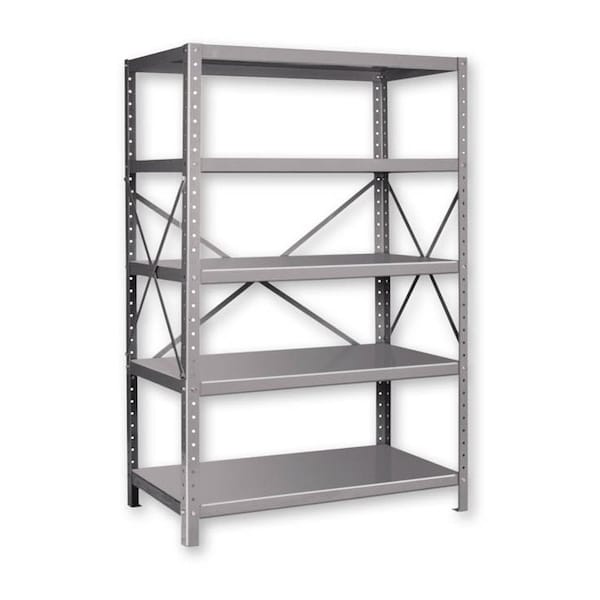 Pucel Knock Down Adjustable Rack Shelf, 42 in W x 72 in H x 18 in D, Light Blue DR-1842-SHELF - main