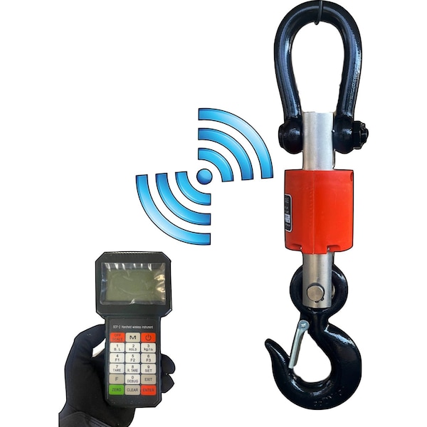 Prime Systems New Wireless Crane Scale 300 ft range Hanging Scale 10,000 lbs x 2lb PS-W-CR-10k - main
