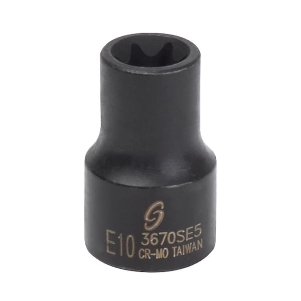 Sunex 3/8 in Drive E10 Inverted Star Impact Socket 3670SE5 - main