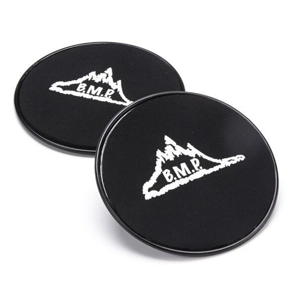 Black Mountain Products Black Core Exercise Sliders with Gliding Discs - Set of 2 BL39848 - main