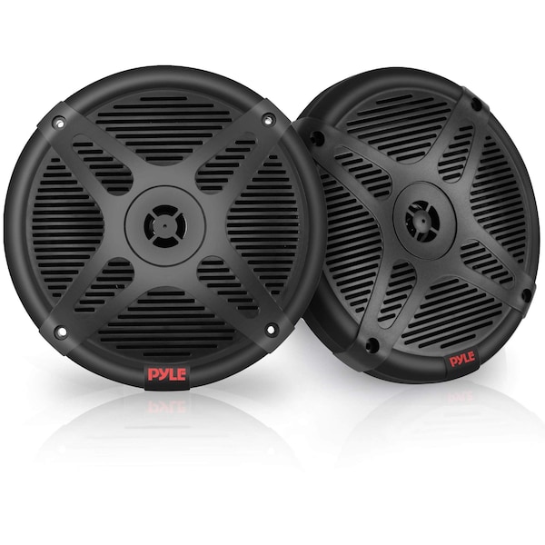 Pyle Pyle 6.5 Inch Dual Marine Speakers - Waterproof, Bluetooth Compatible, Amplified Audio Stereo PLMRF65MB - main