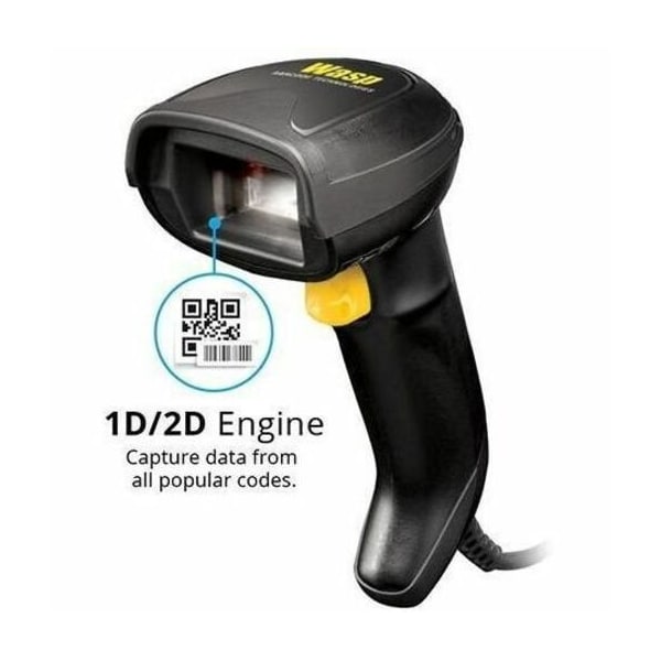 Wasp Technologies WDI4700 2D SCANNER DIGITAL IMAGER BARCODE SCANNER, USB - 1MP OPTICS FOR EXC 633809007149 - main