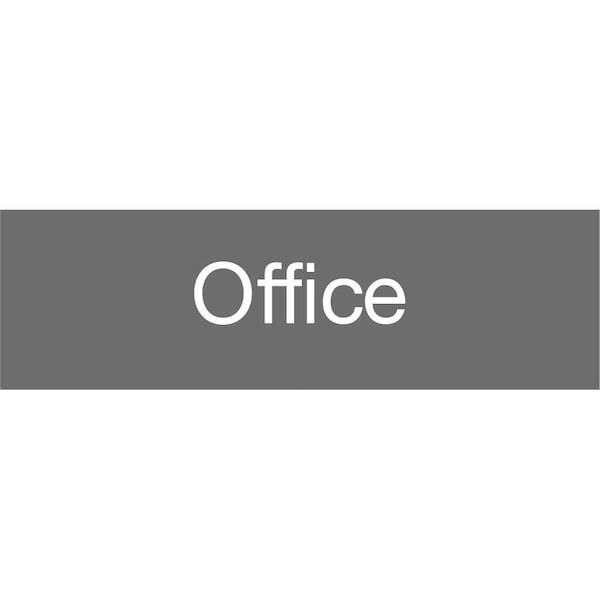 Nmc Office Engraved Sign, EN16GY EN16GY - main