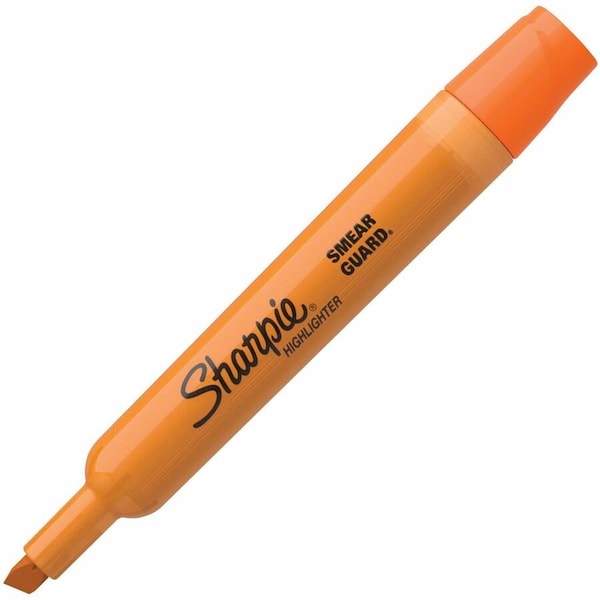 Rubbermaid Highlighter, Orange, Wide Barrel, PK12 25006B - main