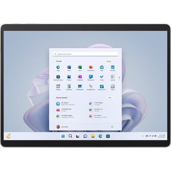 Microsoft Surface Pro 9 Tablet - 13" - 16 GB - 512 GB SSD - Windows 11 Pro 64-bit - Platinum QIY-00001 - main