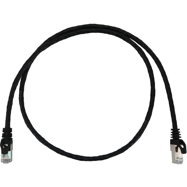 Eaton Tripp Lite Series Cat6a 10G Snagless Shielded Slim STP Ethernet Cable RJ45 M/M, PoE, Black, 3 N262-S03-BK - main