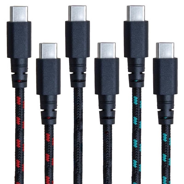 Fusebox Type C to Type C Cable 9 in. Assorted, 3PK 215 0013 FB4 - main