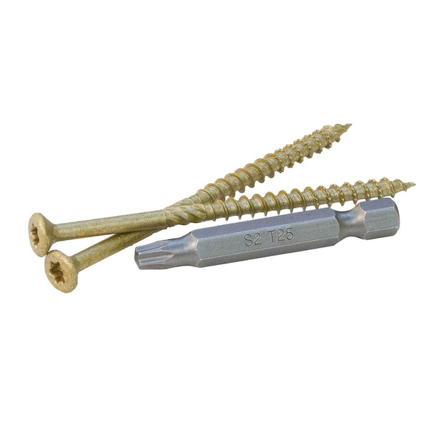 Proferred Wood Screw, #9, 3 in, Stainless Steel Torx Drive, 300 PK V56092 - main