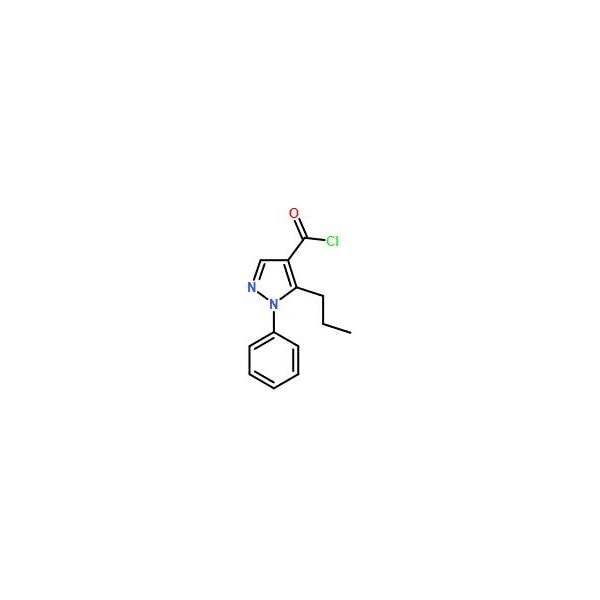 Ak Scientific 1-Phenyl-5-propylpyrazole-4-carbonyl chloride (5g), CAS 175137-15-2 5708AD-5g - main