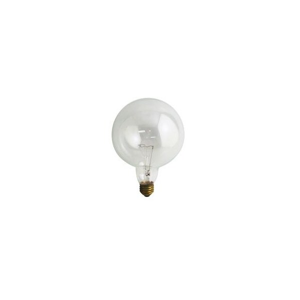 Ilc Replacement Incandescent Bulb, 150W, 130 volts, G40, Medium E26 Screw Base AH LIGHTING G40/150/CL - main