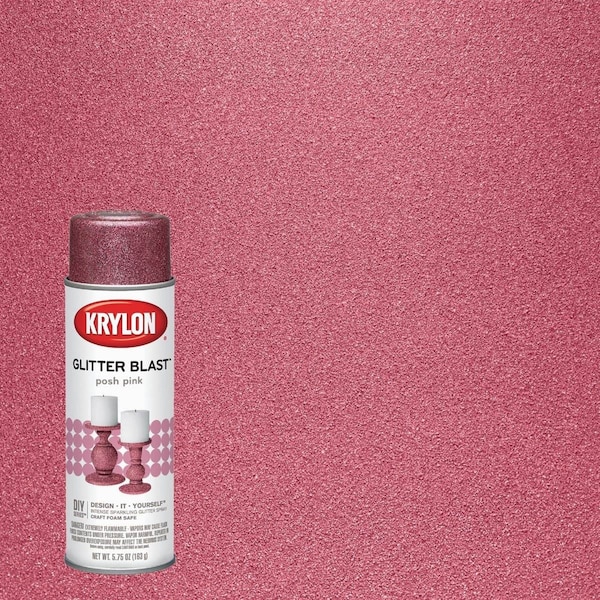 Krylon Glitter Blast 5.75 Oz. Posh Pink Spray Paint K03812A00 - main