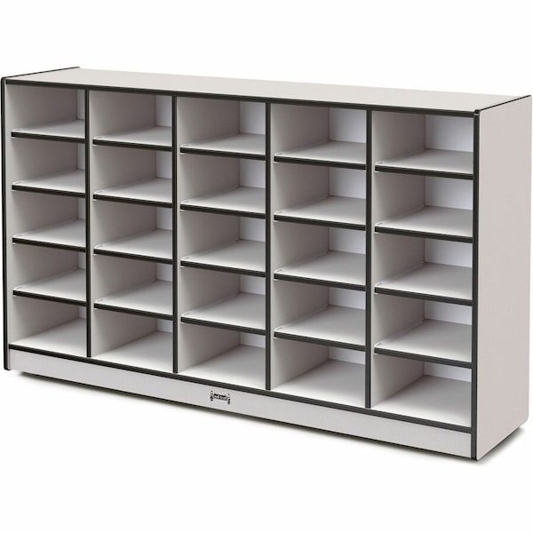 Jonti-Craft Rainbow Accents 25 Tub Mobile Storage, without Tubs, Black 4025JCWW180 - main