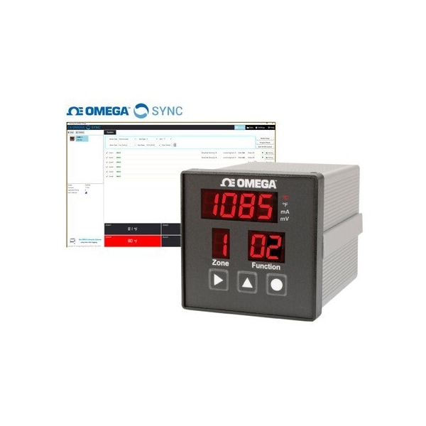 Omega Temp/Proc Controller: CN616A, 1/4 DIN Size, J, PID, 120 to 240V AC, -20°C to 70°C, Digital CN616A - main