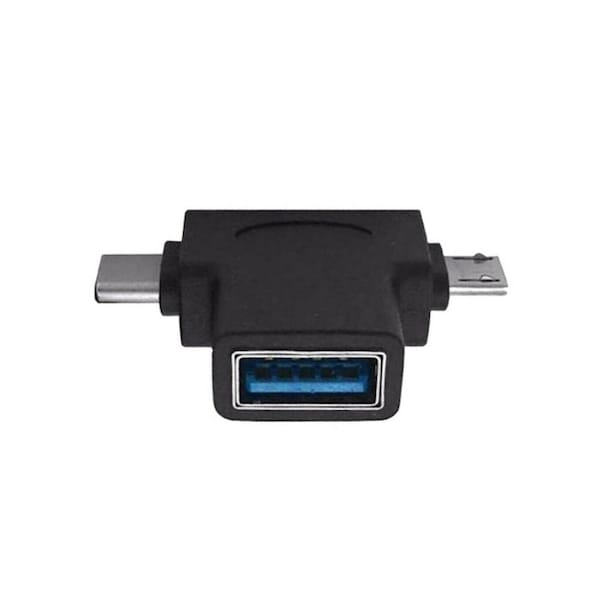 Sanoxy All-in-1 USB3.0 Female to Micro USB OTG Male and USB type C Male Connector Adaptor SANOXY-VNDR-usb3-otg-adpt - main